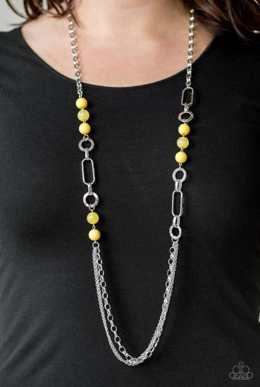 CACHE Me Out Yellow Necklace