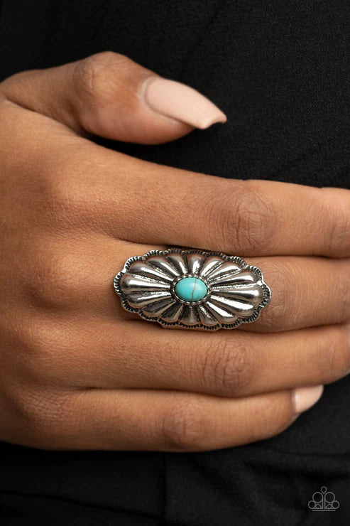 Cottage Couture Blue Ring