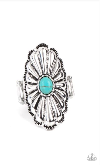 Cottage Couture Blue Ring
