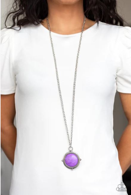 Desert Equinox Purple Necklace