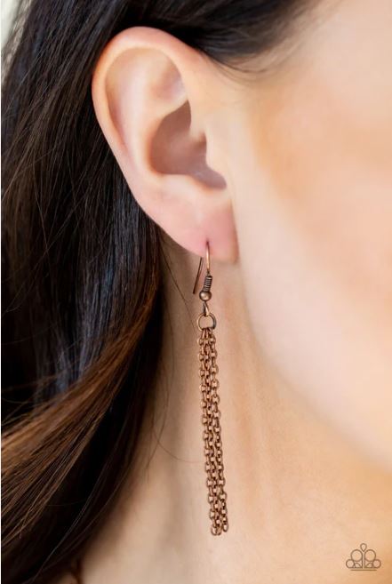 Get Well Moon Copper Necklace