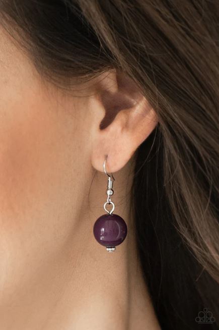 Gorgeously Globetrotter Purple Necklace
