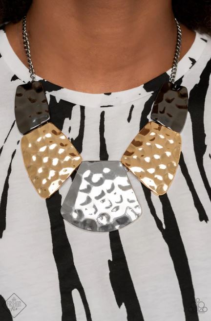 HAUTE Plates Multi Necklace
