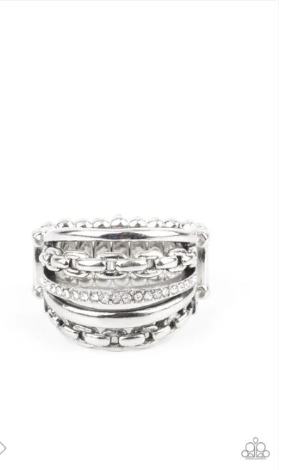 LINK Out Loud White Ring