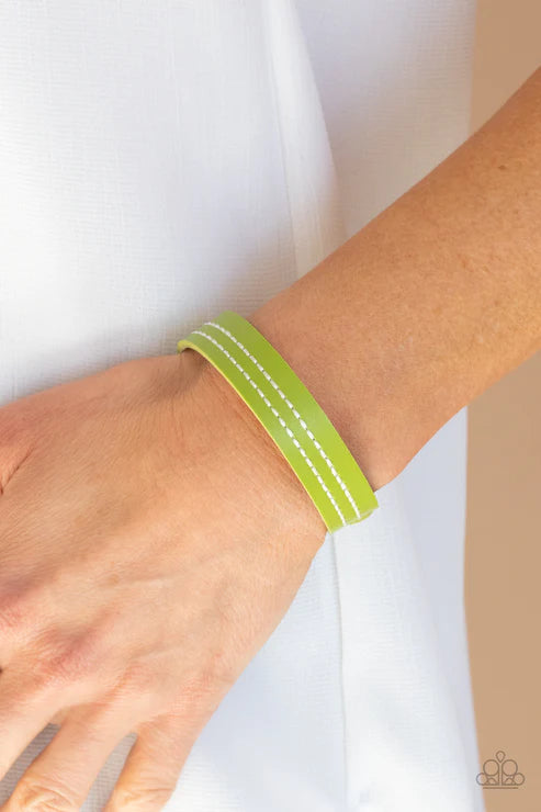 Life Is Wander-ful Green Urban Bracelet