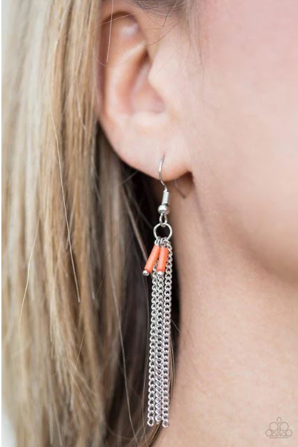 Mad About Madagascar Orange Necklace