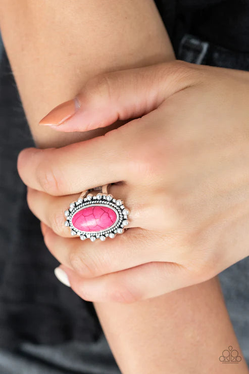 Mineral Movement PInk Ring