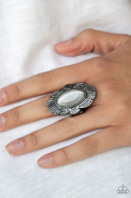 Oceanside Oracle Black Ring