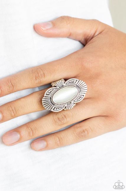 Oceanside Oracle White Ring