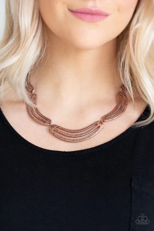 Palms Spring Pharaoh Copper Necklace