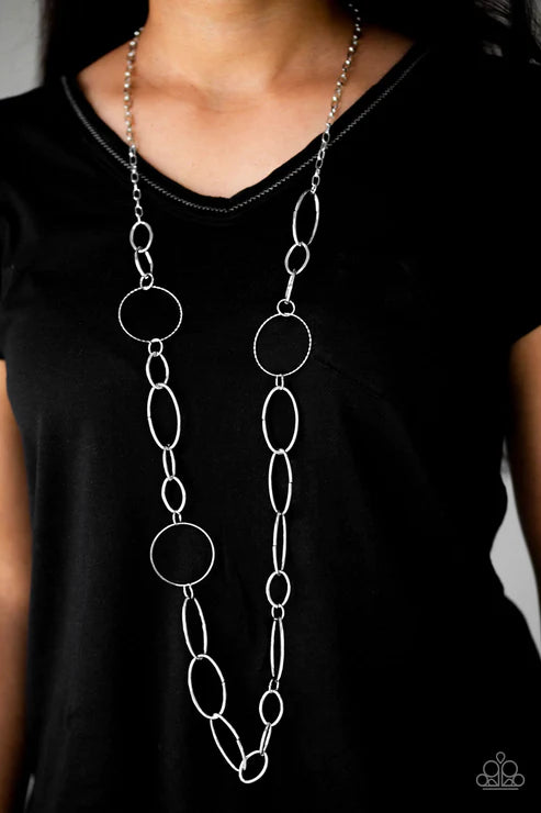 Perfect Mismatch Silver Necklace