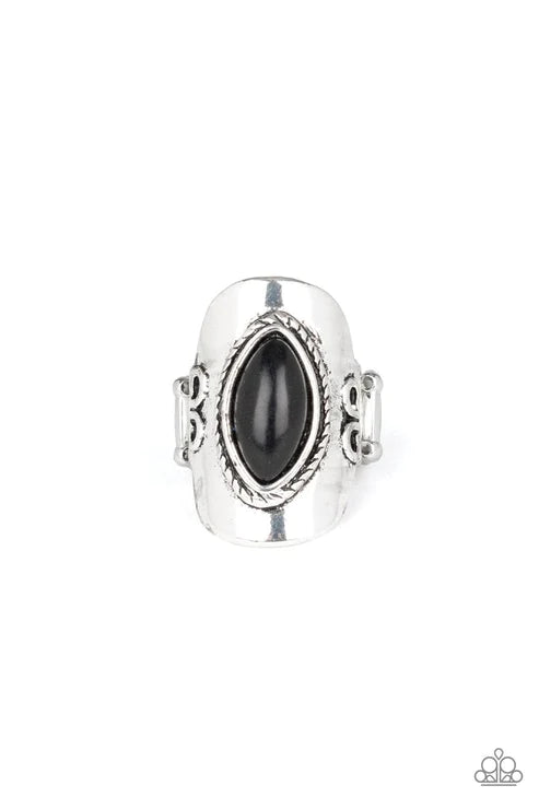 Plain Ride Black Ring