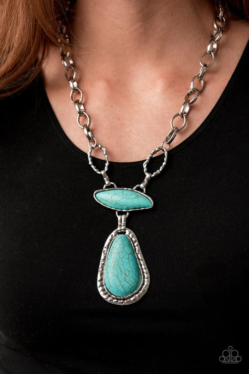 Rural Rapture Blue Necklace