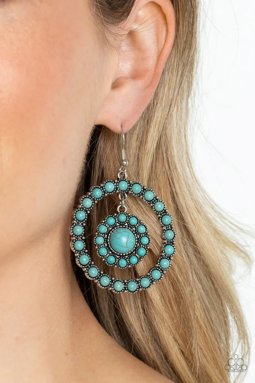 Saguaro Sanctuary Blue Earring