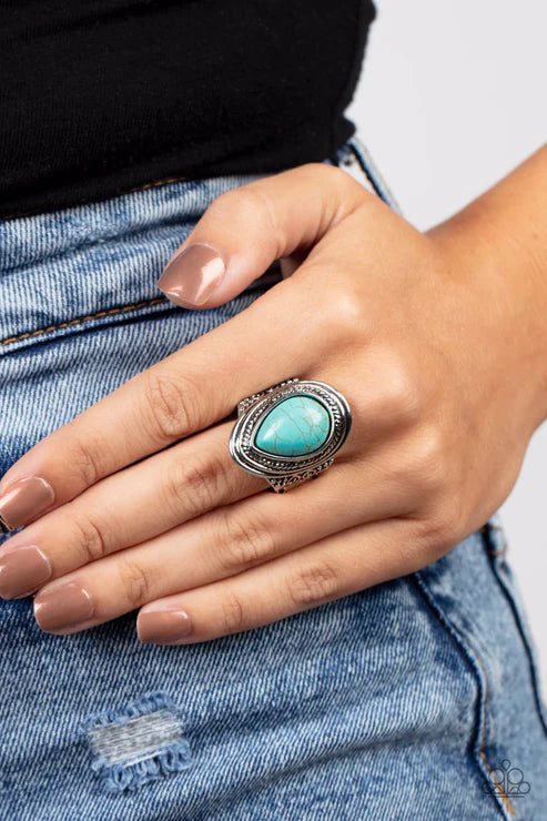 Saguaro Scence Blue Ring