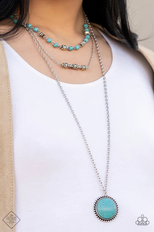 Sahara Symphony Blue Necklace