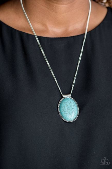 Southwest Showdown Blue Necklace