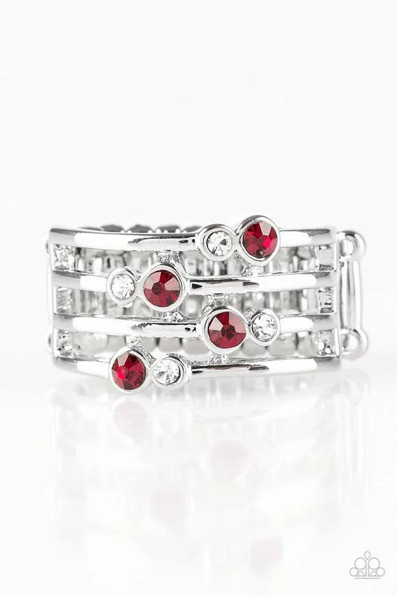 Sparkle Showdown Pink Ring