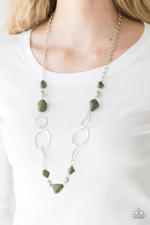 That's TERRA-iffic! Green Necklace
