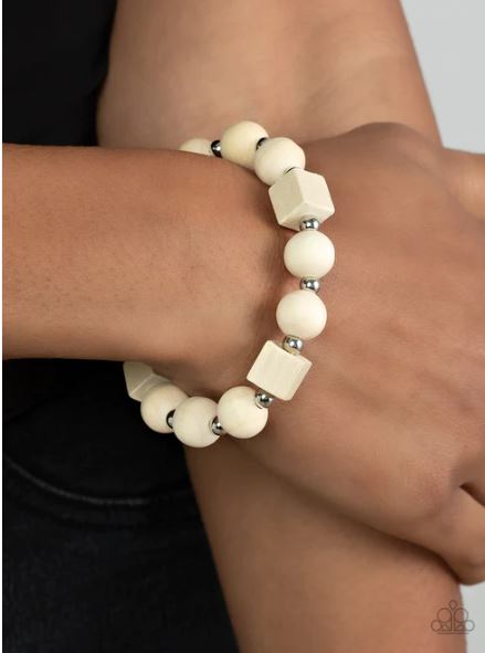 Timber Trendsetter White Bracelet