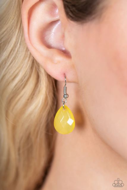 Whimsical Wishes Yellow Necklace