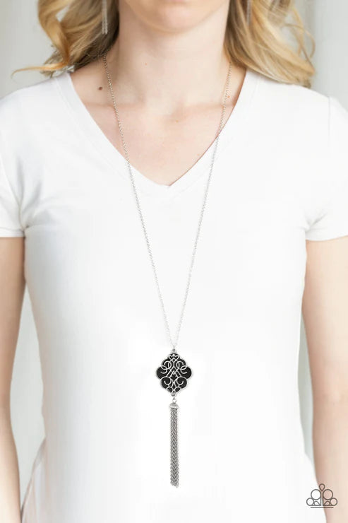 Malibu Mandala Black Necklace
