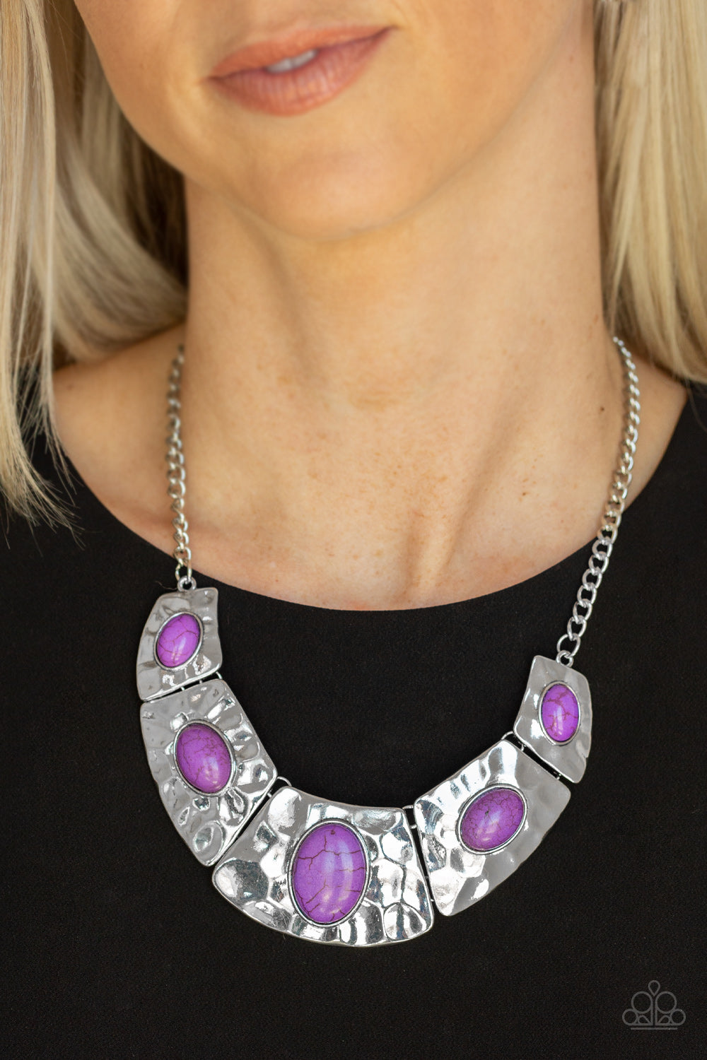 RULER In Favor Purple Necklace
