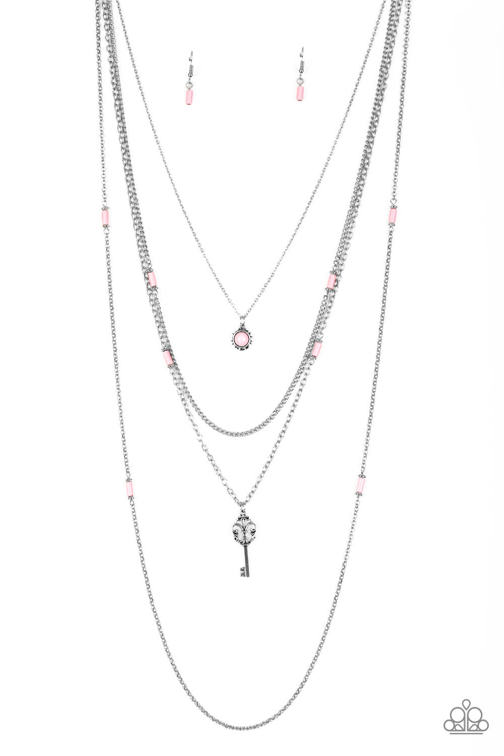 Key Keynote Pink Necklace