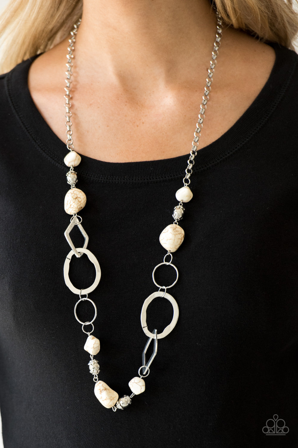 Thats TERRA-ific! White Necklace