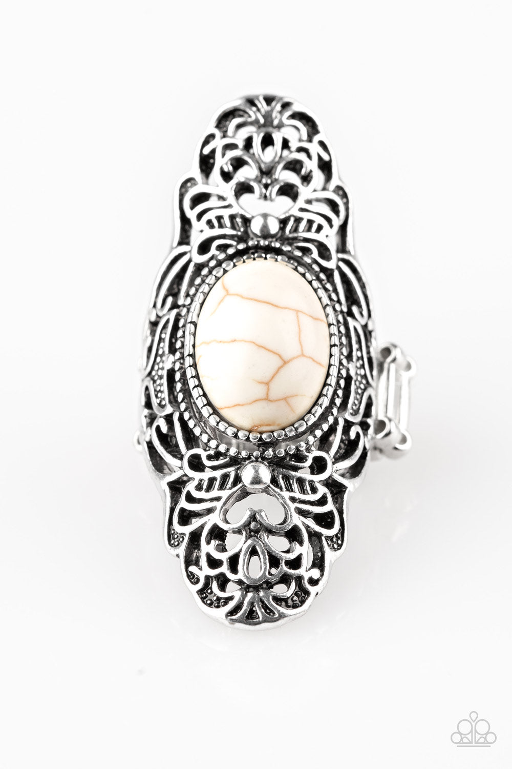 Ego Trippin White Ring