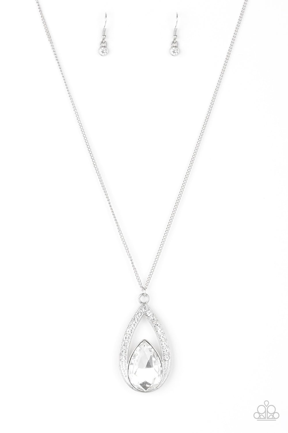 Notorious Noble White Necklace