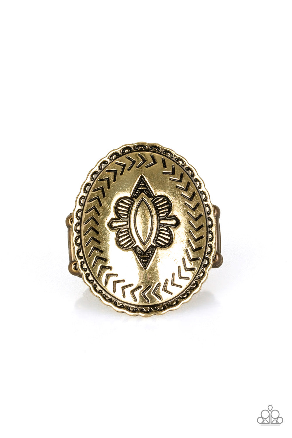Down And Outback Brass Ring