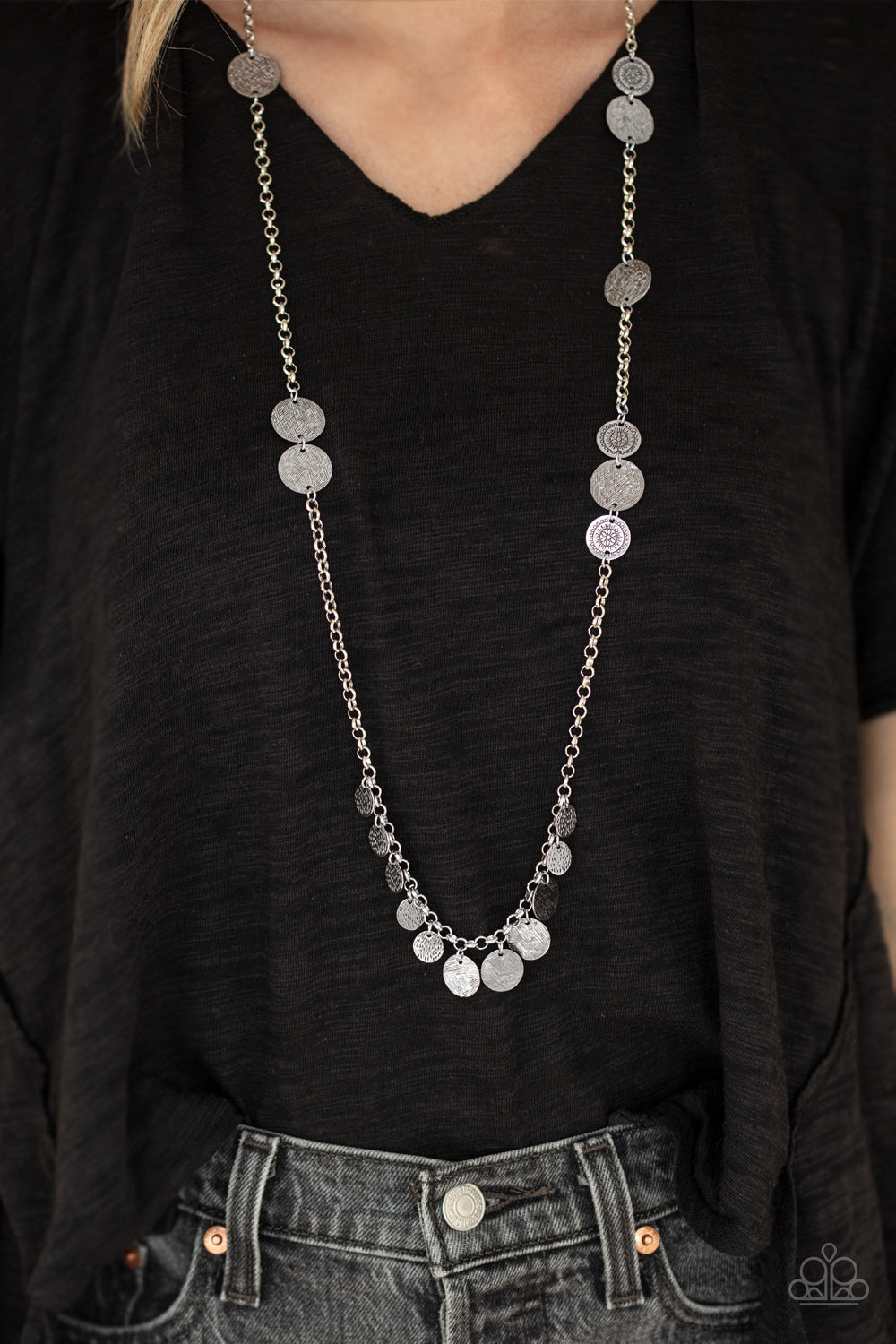 Trailblazing Trinket Silver Necklace