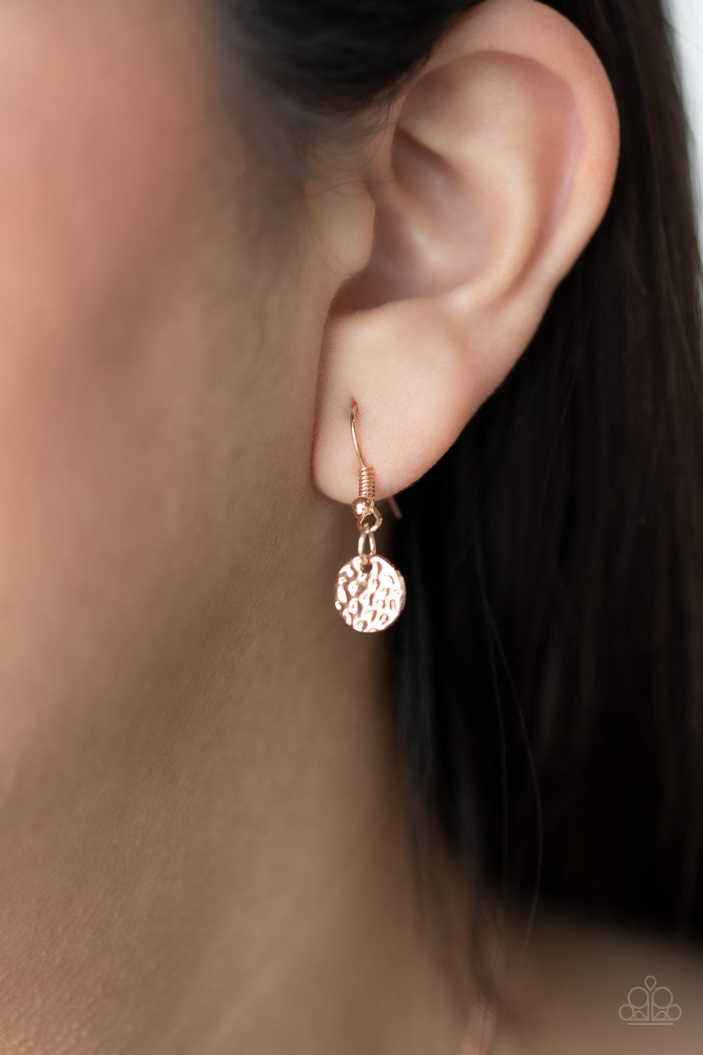 RADIAL Waves Rose Gold Necklace