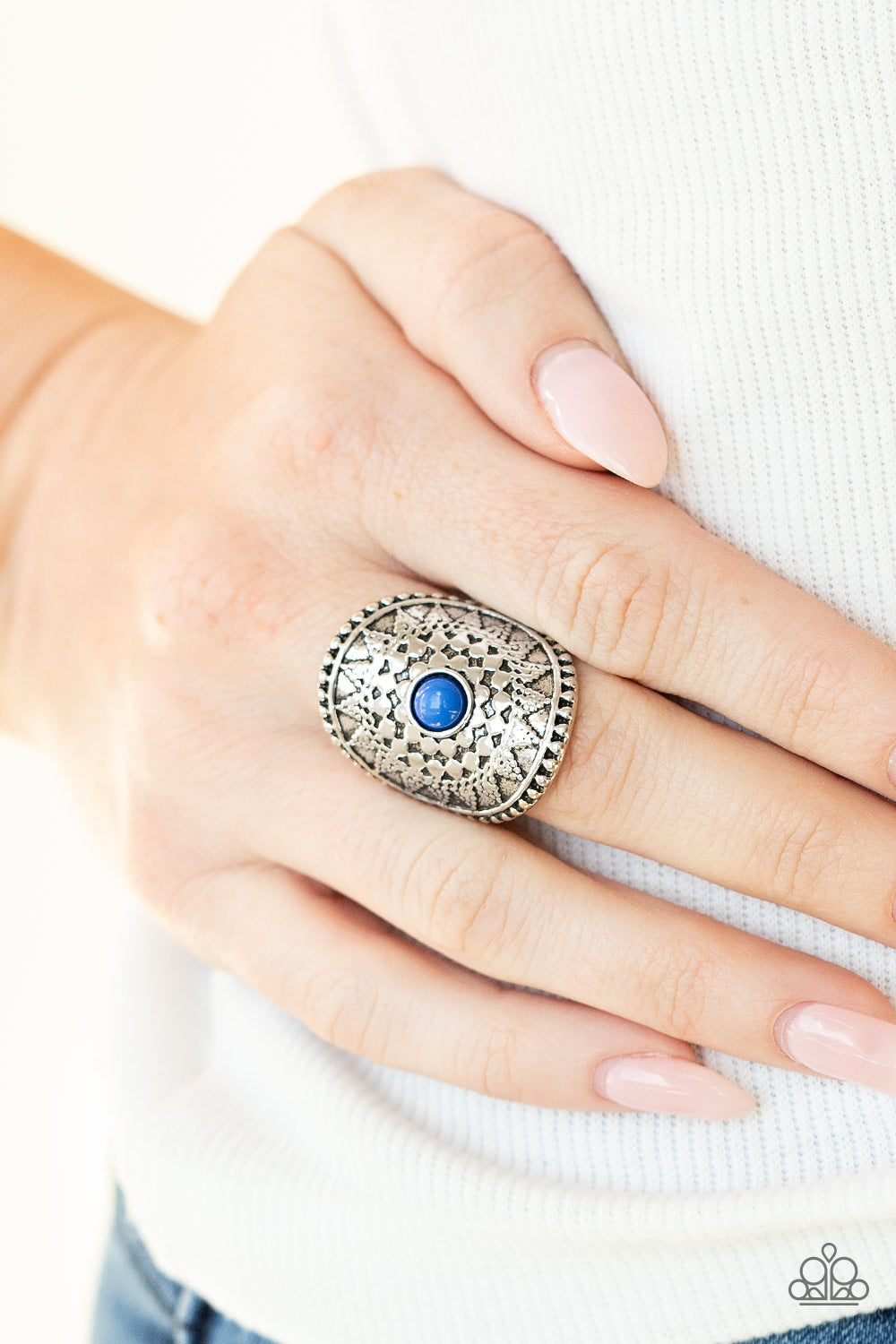 Mojave Rays Blue Ring