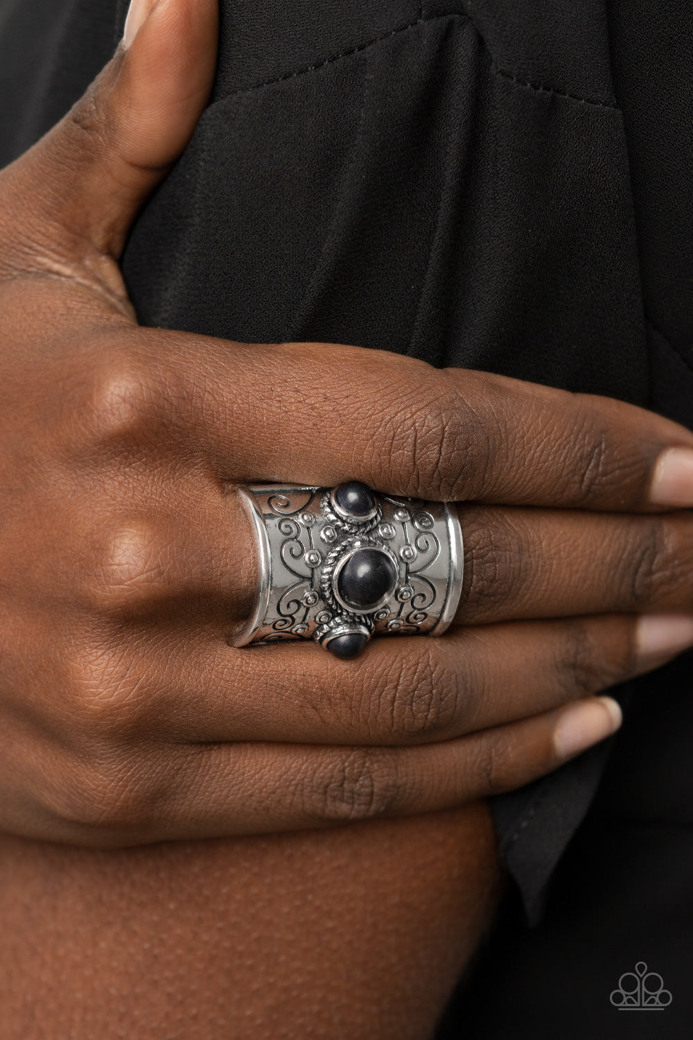 Southwestern Scenery Black Ring