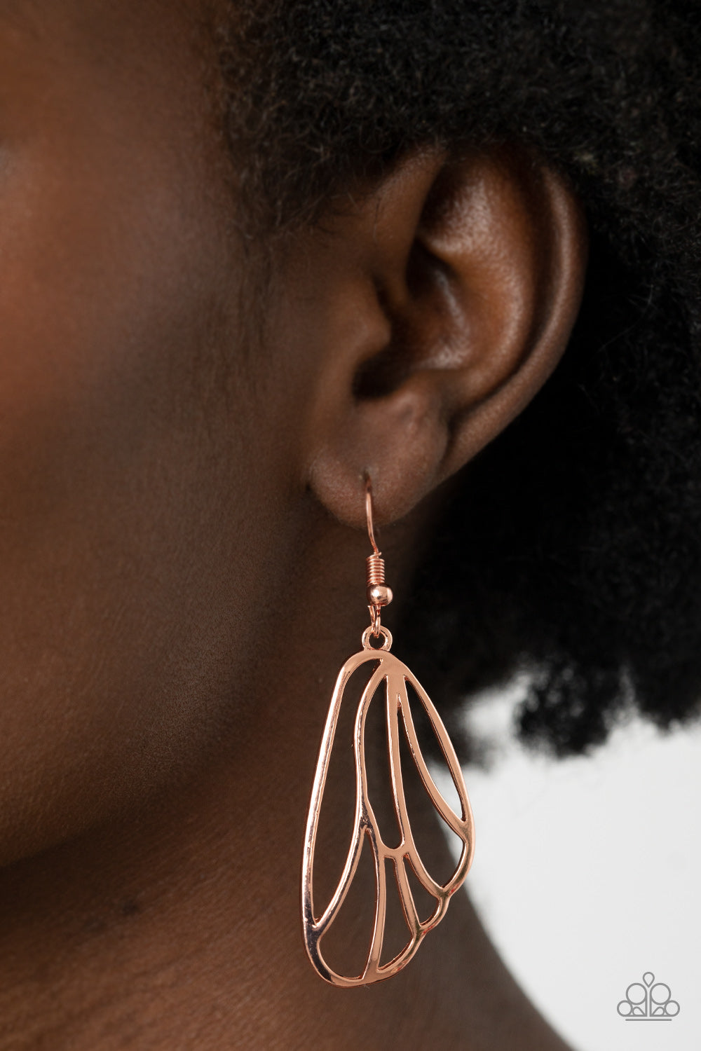 Turn Into A Butterfly Copper Earring
