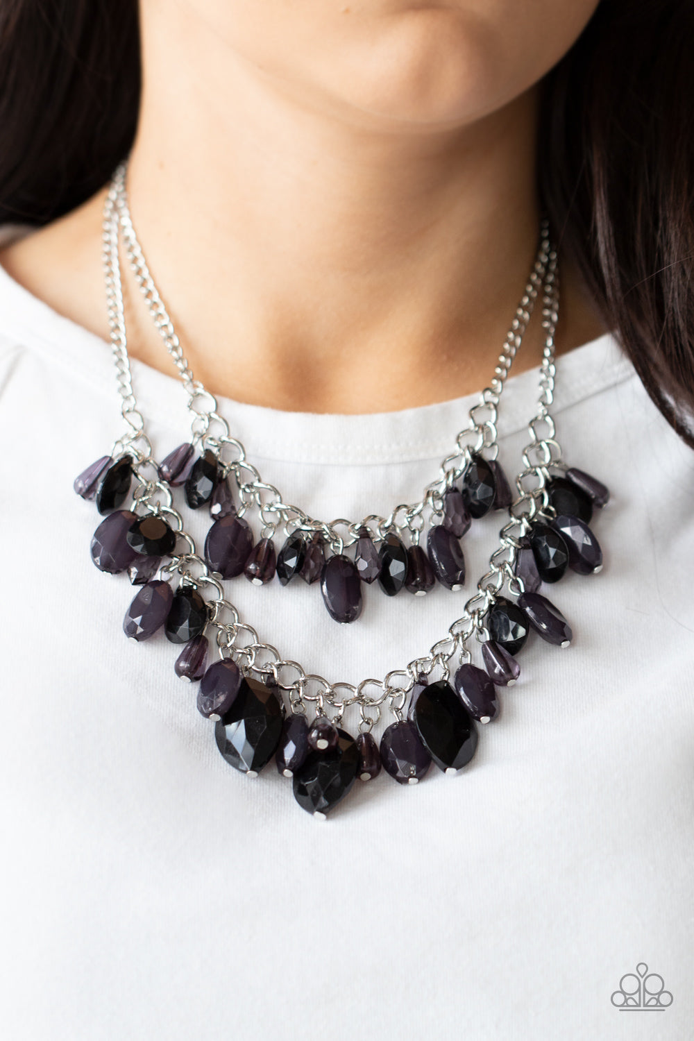 Midsummer Mixer Black Necklace