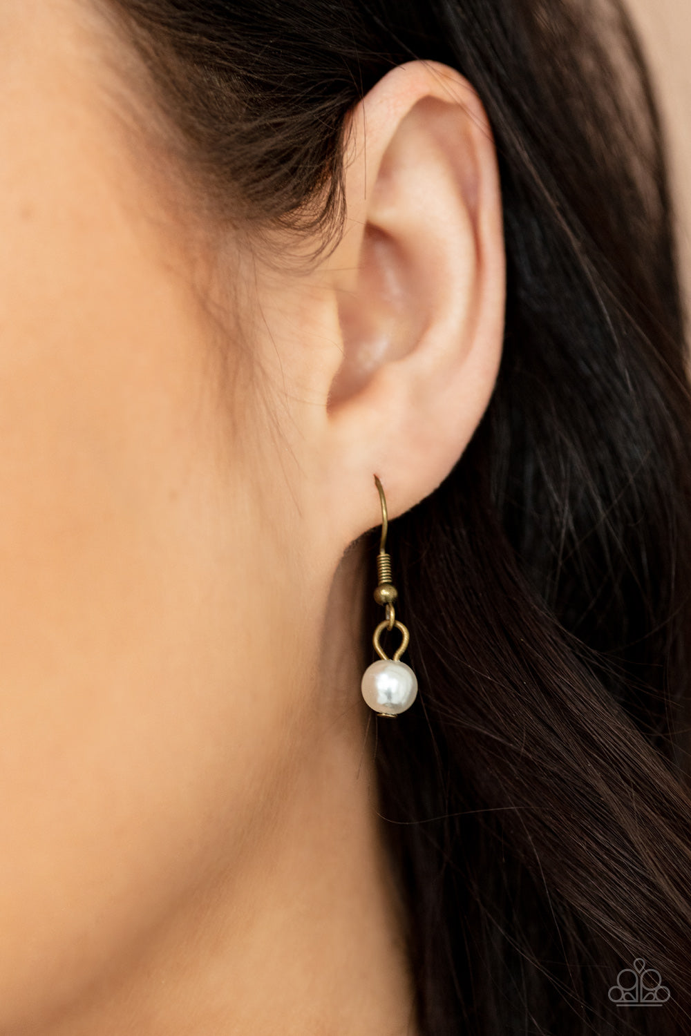 Down For The COUNTESS Brass Necklace