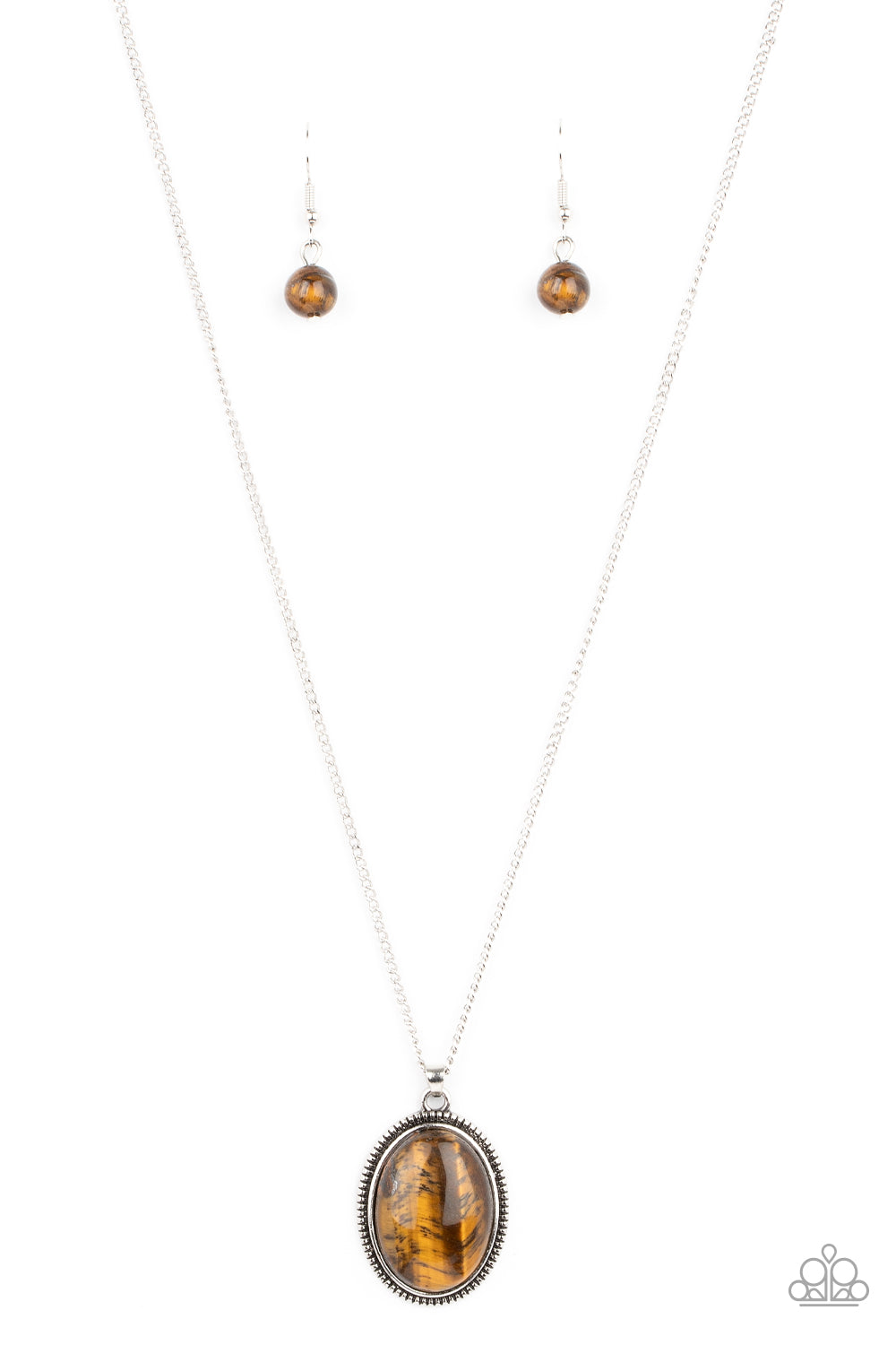 Tranquil Talisman Brown Necklace