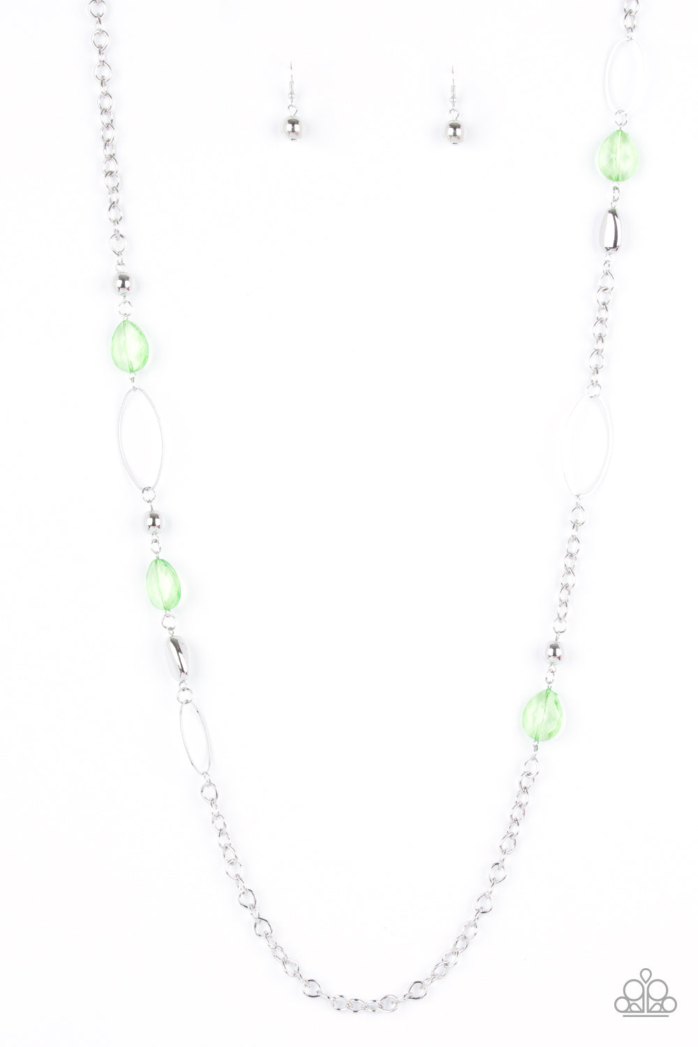SHEER As Fate Green Necklace