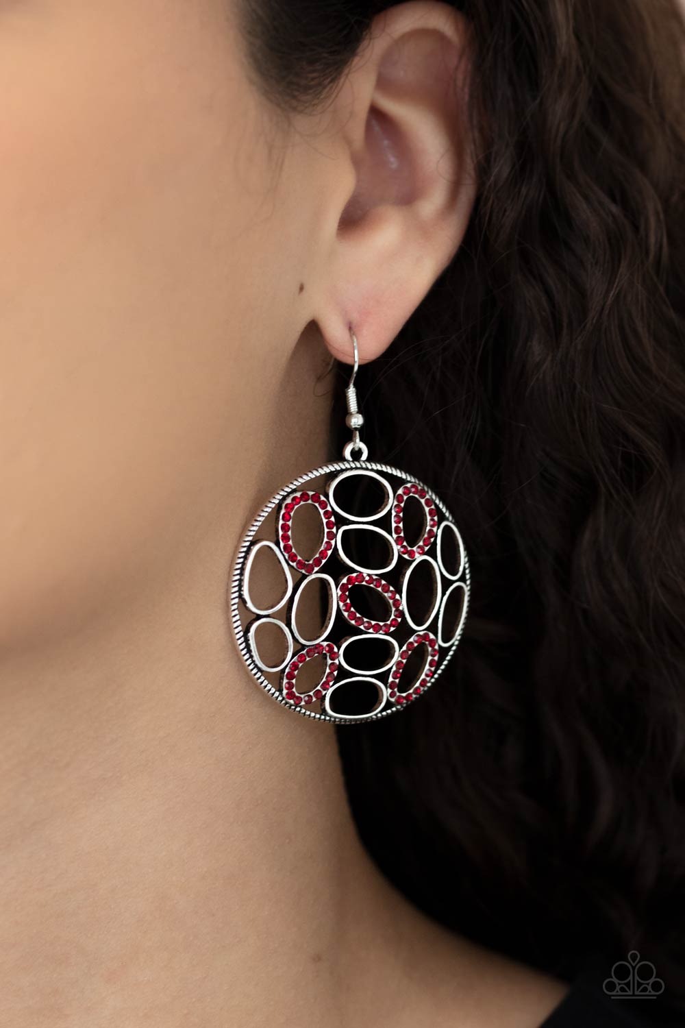 Watch OVAL Me Red Earring