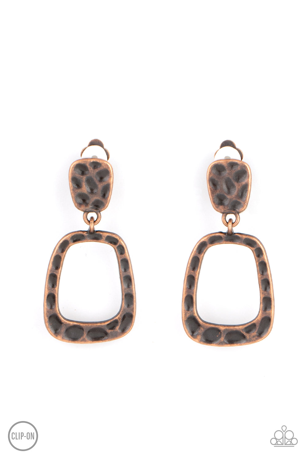 Playfully Primitive Copper Earring