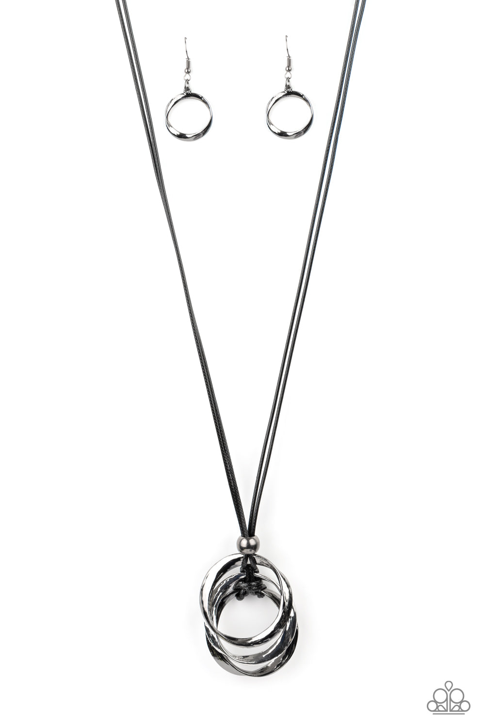 Harmonious Hardware Black Necklace