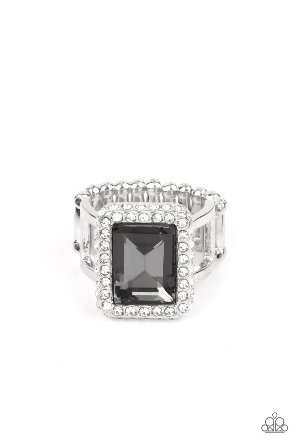Glamorously Glitzy Silver Ring