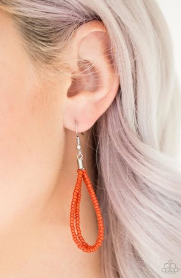 A Standing Ovation Orange Necklace