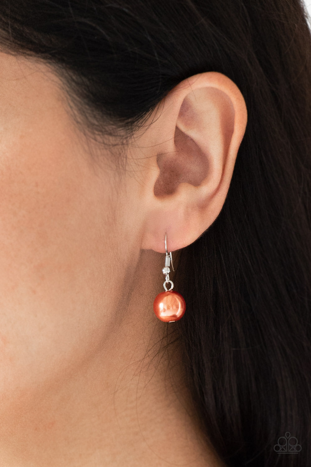 All About Me Orange Necklace