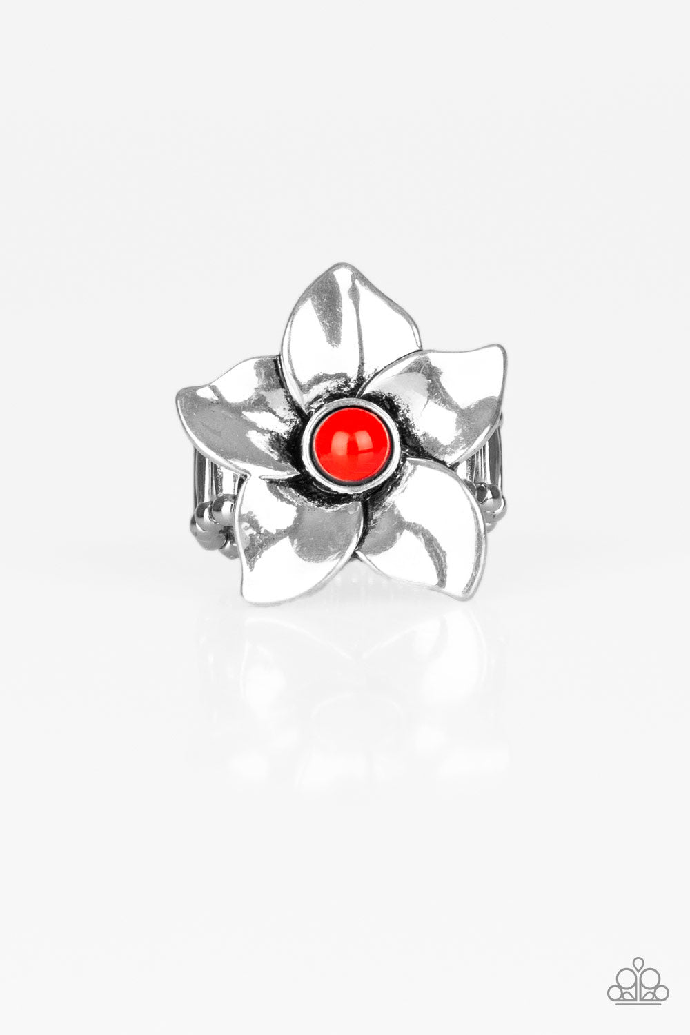 Ask For Flowers Red Ring