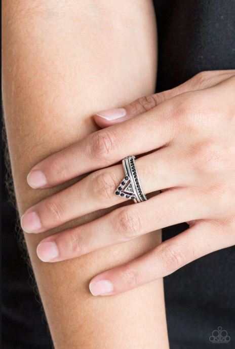 Base Over Apex Black Ring