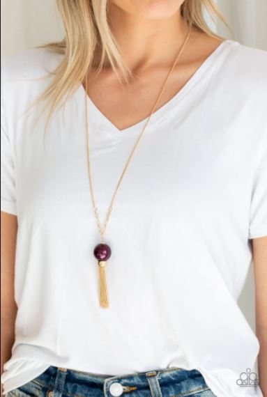 Belle of the BALLROOM Purple Necklace